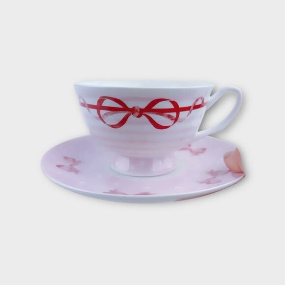 Harvest Green Studio British Tea Shop A Moment With Mom Fine China Tea Set New - Picture 8 of 12